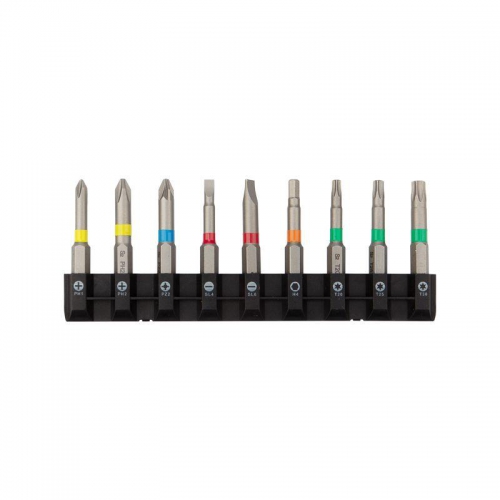 Набор бит с магнитным держателем 25-50мм 49шт пластик. коробка Kranz KR-92-0462 KR-92-0462