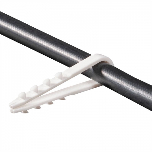 Дюбель-хомут ДХ 19-25 нейлон бел. (уп.100шт) Fortisflex 57551 57551