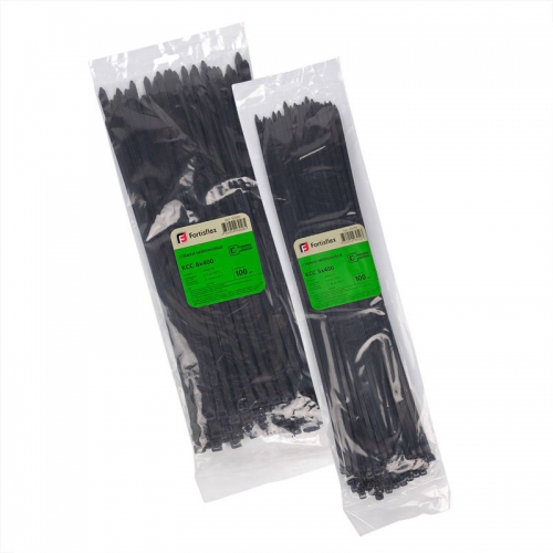 Хомут кабельный КСС 5х400 нейл. черн. (уп.100шт) Fortisflex 49790 49790