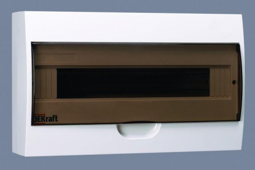 Корпус пластиковый навес. 18мод. IP41 ЩРН-П-18 DEKraft 31012DEK 31012DEK