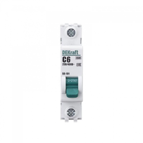 Выключатель автоматический модульный 1п C 6А 4.5кА ВА-101 SchE 11052DEK 11052DEK