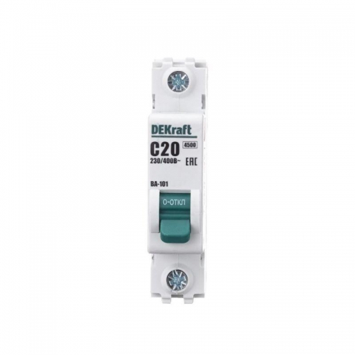 Выключатель автоматический модульный 1п C 20А 4.5кА ВА-101 SchE 11055DEK 11055DEK