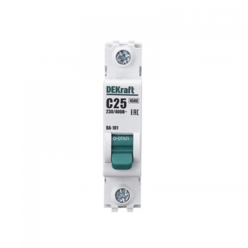 Выключатель автоматический модульный 1п C 25А 4.5кА ВА-101 SchE 11056DEK 11056DEK