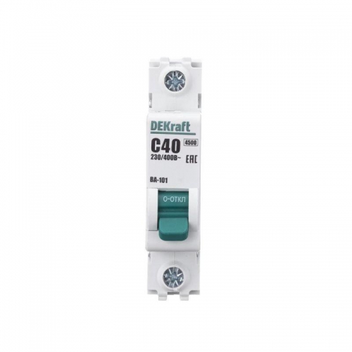 Выключатель автоматический модульный 1п C 40А 4.5кА ВА-101 SchE 11058DEK 11058DEK