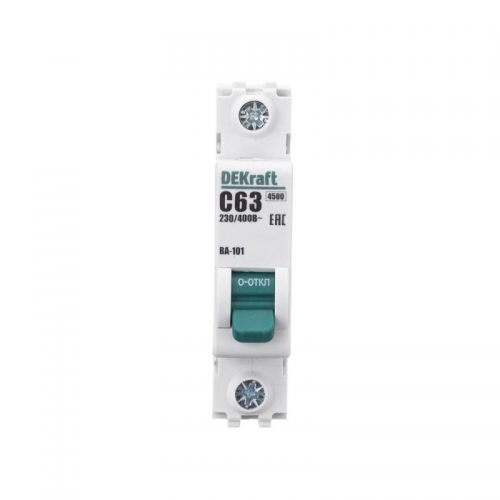 Выключатель автоматический модульный 1п C 63А 4.5кА ВА-101 SchE 11060DEK 11060DEK