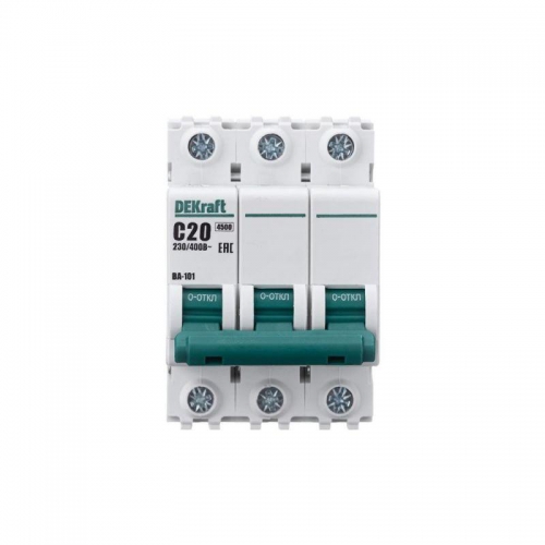 Выключатель автоматический модульный 3п C 20А 4.5кА ВА-101 SchE 11079DEK 11079DEK