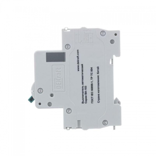 Выключатель автоматический модульный 1п C 16А 6кА ВА-103 DEKraft 12273DEK 12273DEK