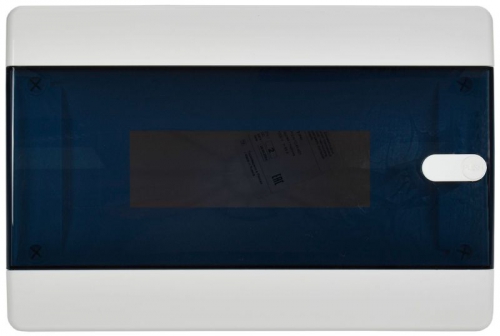 Корпус ЩРН-П-12 UNION Compact IP41 черн. прозр. дверь пластик. IEK UIC-KP12-N-12-41-K01 UIC-KP12-N-12-41-K01