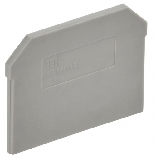 Заглушка для CTS-MC ARMAFIX 3 вывода 4кв.мм сер. IEK YCT12-00-3-K03-004-ZGL YCT12-00-3-K03-004-ZGL