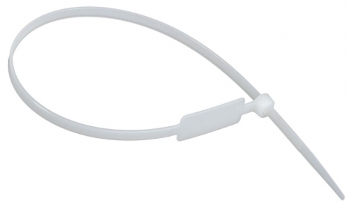 Хомут 4.8х300мм P6.6 маркерный бел. (уп.100шт) IEK UHH14-D048-300-100-K01 UHH14-D048-300-100-K01