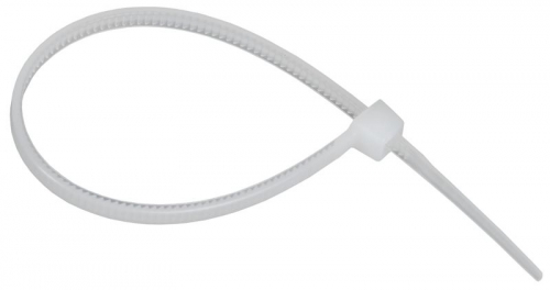 Хомут 2.5х100мм P6.6 стандартный бел. (уп.100шт) IEK UHH30-D025-100-100-K01 UHH30-D025-100-100-K01