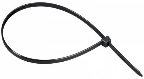 Хомут 7.6х400мм P6.6 стандартный черн. (уп.100шт) IEK UHH30-D076-400-100-K02 UHH30-D076-400-100-K02