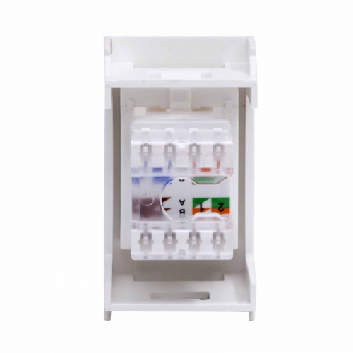 Розетка компьютерная 1-м 1мод. Viva RJ45 кат.5E бел. DKC 45038 45038