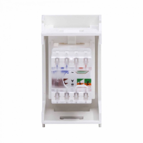 Розетка компьютерная 1-м 1мод. Viva RJ45 кат.6 бел. DKC 45058 45058