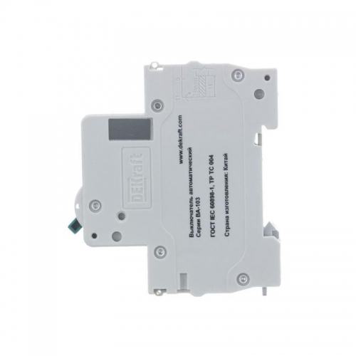 Выключатель автоматический модульный 1п C 50А 6кА ВА-103 DEKraft 12278DEK 12278DEK