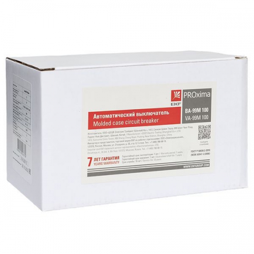 Выключатель автоматический 3п 100/32А 35кА ВА-99М PROxima EKF mccb99-100-32m mccb99-100-32m