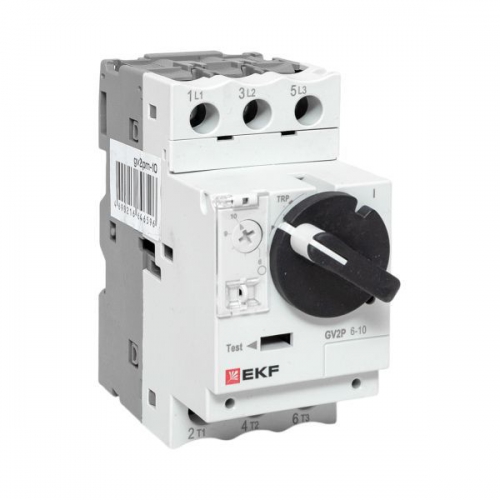 Выключатель автоматический для защиты двигателя GV2P 6.3-10А EKF gv2pm-10 gv2pm-10