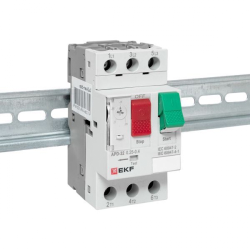 Выключатель автоматический для защиты двигателя АПД-32 0.25-0.4А EKF apd-me-0.4 apd-me-0.4