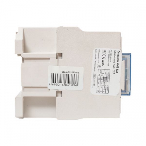 Контактор КМЭ 32А кат. 220В AC 1НЗ EKF ctr-s-32-220-nc ctr-s-32-220-nc