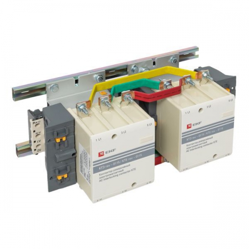 Контактор реверсивный КТЭ 115А кат. 230В AC 2НО EKF ctr-b-r-115 ctr-b-r-115