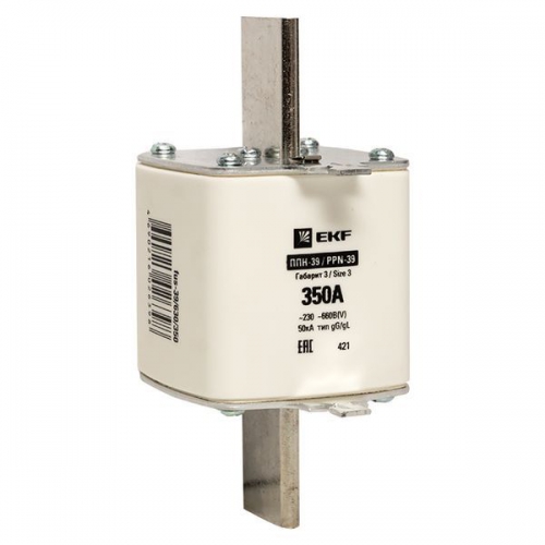 Вставка плавкая ППН-39 630/350А габарит 3 PROxima EKF fus-39/630/350 fus-39/630/350
