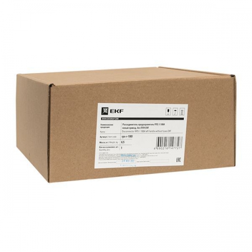 Разъединитель-предохранитель РПС-1 100А левый привод без ППН Basic EKF rps-r-100l rps-r-100l