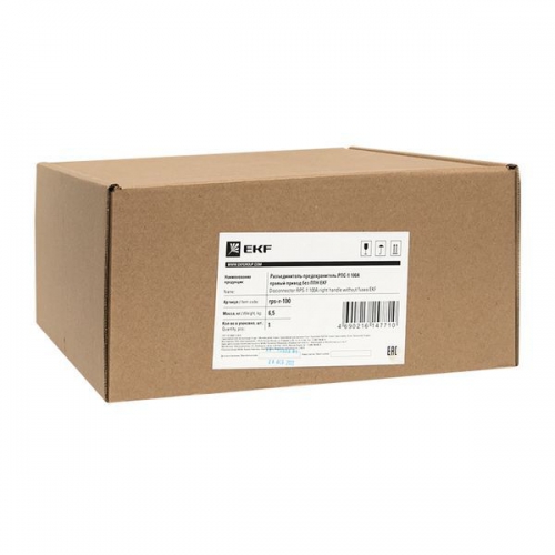 Разъединитель-предохранитель РПС-1 100А правый привод без ППН Basic EKF rps-r-100 rps-r-100