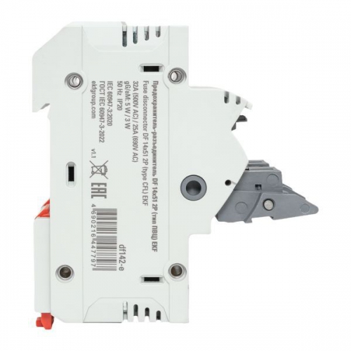Предохранитель-разъединитель DF 14х51 2п (тип ПВЦ) EKF df142-e df142-e