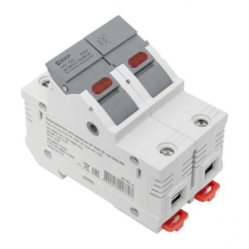 Предохранитель-разъединитель DF 14х51 2п (тип ПВЦ) EKF df142-e df142-e