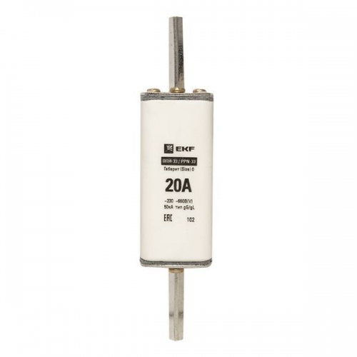 Вставка плавкая ППН-33 160/20А габарит 0 PROxima EKF fus-33-0/160/20 fus-33-0/160/20