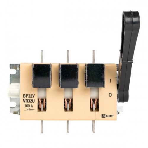 Выключатель-разъединитель ВР32У-31А31220 100А 1 напр. с дугогасит. камерами несъемная лев./прав. рукоятка MAXima EKF uvr32-31a31220 uvr32-31a31220