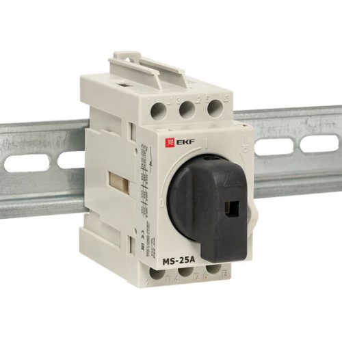 Рубильник мод. 3п MS-25A на DIN-рейку EKF ms-25d ms-25d