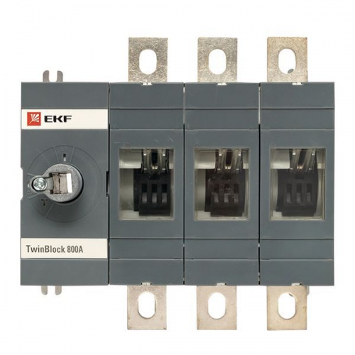 Рубильник 3п 800А без рукоятки управления TwinBlock PROxima EKF tb-s-800-3p tb-s-800-3p