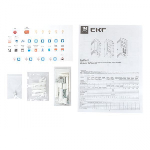 Щит комбинированный встраив. Nova 3 DIN-рейки + 1 монтаж. плата 5 габарит IP41 с метал. перфорированной дверью EKF Proxima nv-cb-pmd-3+1 nv-cb-pmd-3+1