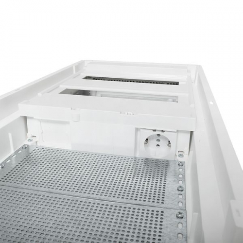 Щит комбинированный встраив. Nova 2 DIN-рейки + 2 монтаж. платы 4 габарит IP41 с пластик. дверью EKF nv-cb-pd-2+2 nv-cb-pd-2+2