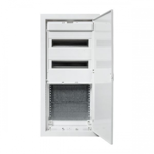 Щит комбинированный встраив. Nova 2 DIN-рейки + 2 монтаж. платы 4 габарит IP41 с пластик. дверью EKF nv-cb-pd-2+2 nv-cb-pd-2+2