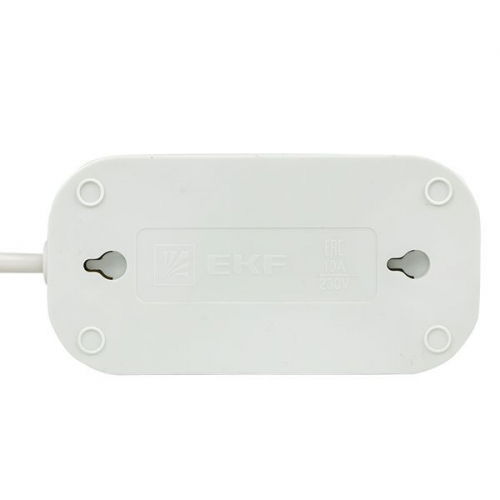 Удлинитель 2х3м без заземл. 10А IP20 Эксперт 2.2кВт ПВС 2х0.75 PROxima EKF UBA10-275-2-03 UBA10-275-2-03