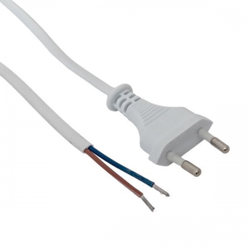 Шнур с опрессованной вилкой 2м 2х0.75кв.мм EKF ASC-252 ASC-252