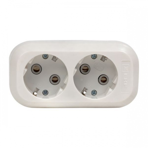 Колодка удлинителя 2-м с заземл. 16А Эксперт 3.5кВт EKF AKB16-2 AKB16-2