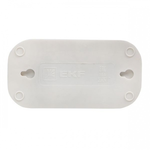Колодка удлинителя 2-м с заземл. 16А Эксперт 3.5кВт EKF AKB16-2 AKB16-2