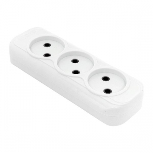 Колодка удлинителя 3-м без заземл. 10А Эксперт 2.2кВт EKF AKB10-3 AKB10-3