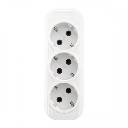 Колодка удлинителя 3-м с заземл. 16А Эксперт 3.5кВт EKF AKB16-3 AKB16-3