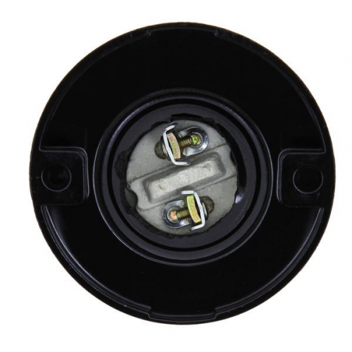 Патрон карболитовый настен. наклонный E27 черн. EKF LHC-E27-wi-s LHC-E27-wi-s