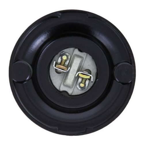 Патрон потолочный E27 прямой карболит. черн. EKF LHC-E27-sc-s LHC-E27-sc-s