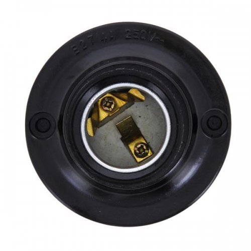 Патрон потолочный E27 прямой карболит. черн. EKF LHC-E27-sc-s LHC-E27-sc-s