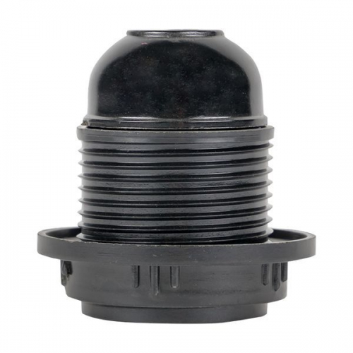 Патрон карболитовый с кольцом E27 черн. EKF LHC-E27-r-s LHC-E27-r-s