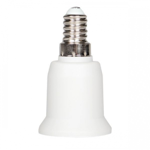 Переходник E14-E27 бел. EKF AD-E14-E27-w AD-E14-E27-w