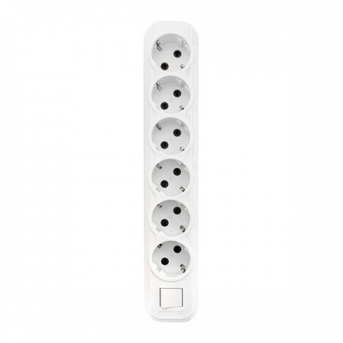 Колодка удлинителя 6-м с заземл. 16А Эксперт 3.5кВт с выкл. PROxima EKF AKB16-6i AKB16-6i