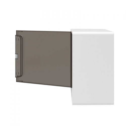 Щиток 8 мод. настенный FRAME с тонированной дверцей с 2 шинами PEN на 6 и 8 отв. бел. DKC F08W1WD F08W1WD