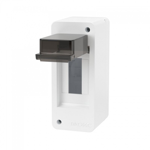 Щиток настенный 2мод. IP41 с тонированной дверцей бел. DKC F02W0WD F02W0WD